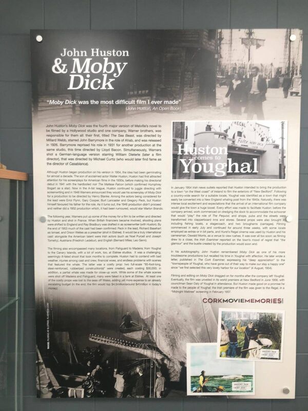 A history of Moby Dick's links to Cork at the Youghal Photo and Film Museum.