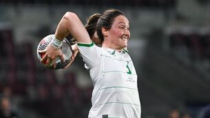<p>THROW-IN SPECIALIST: Ireland are likely to call upon Campbell weaponry during Friday’s third qualifier of the campaign. Pic: Stephen McCarthy/Sportsfile</p>