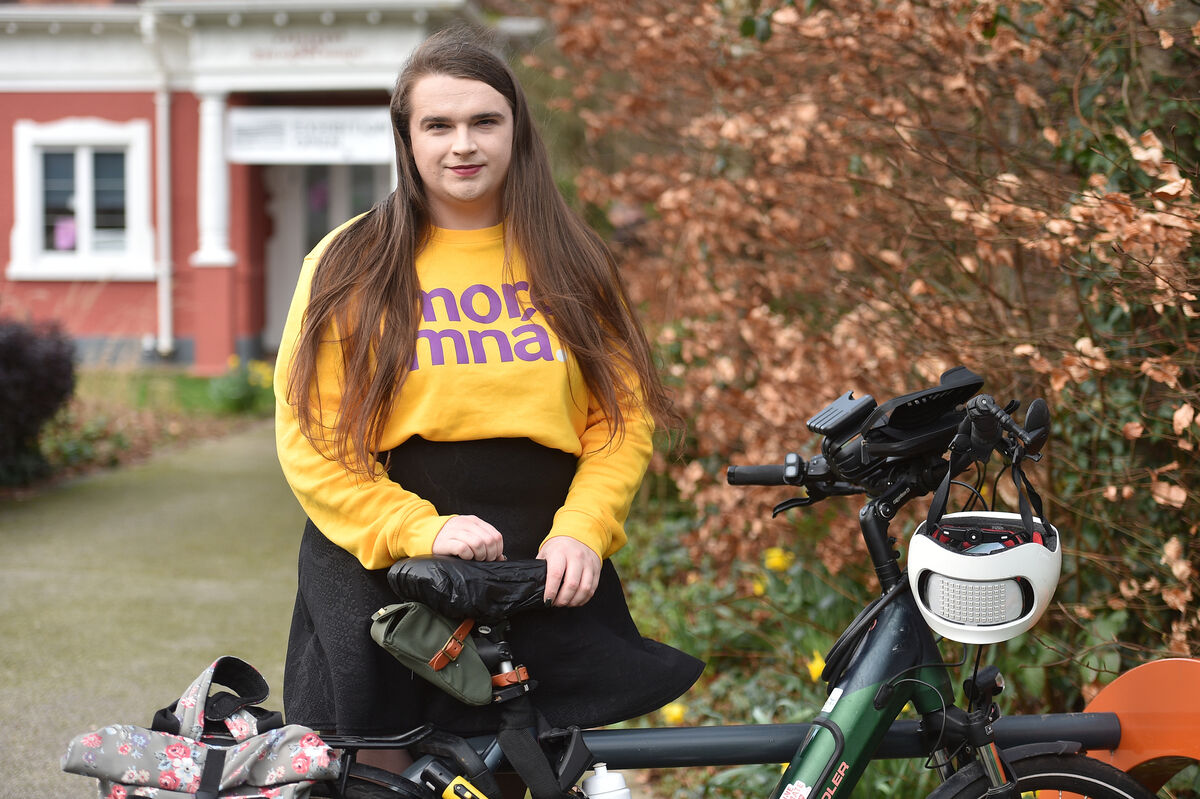 Saoirse Mackin wants to see 'proper investment in public transport and cycling infrastructure'. Picture: Dan Linehan Saoirse Mackin wants to see 'proper investment in public transport and cycling infrastructure'. Picture: Dan Linehan