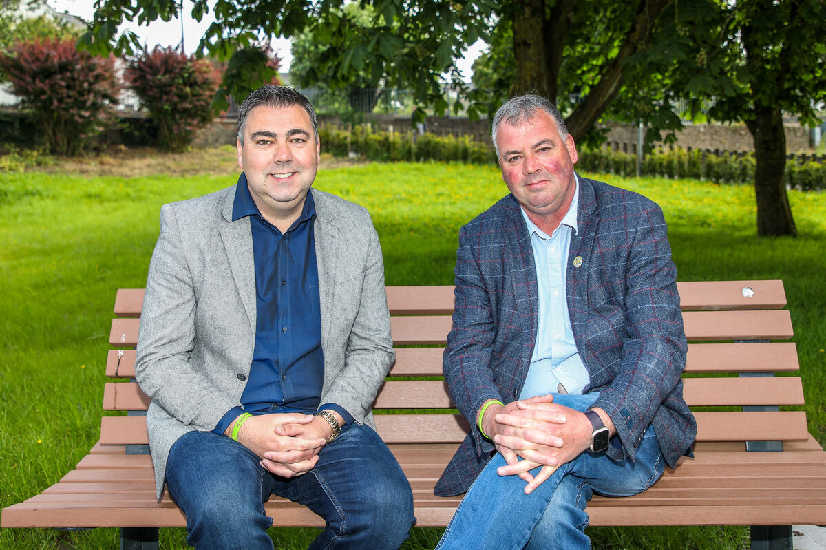 Tony (right) was first elected last time out in 2019, while John Paul (left) has been a councillor since 2009. Picture: David Creedon