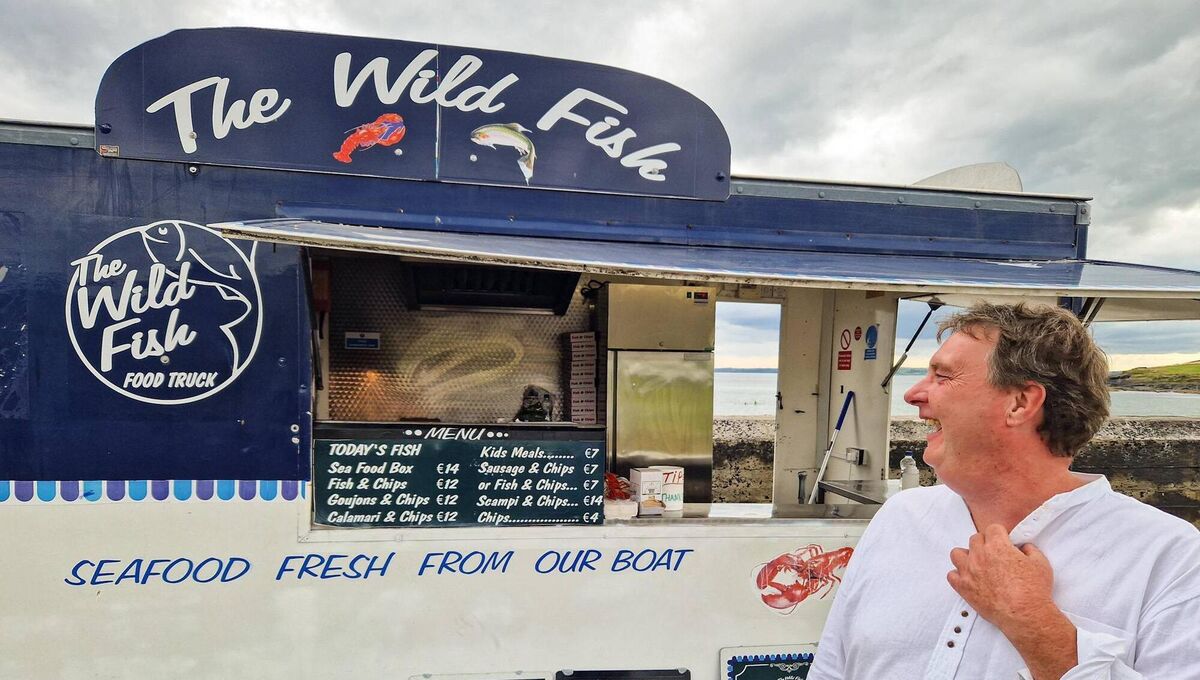 Shane Murphy, owner of The Wild Fish food truck. Picture: Richard Gordon.