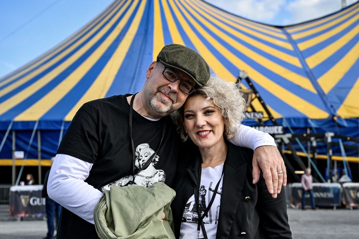 Alan and Alex Sarsi were on Cork's Marina for Van Morrison's Live at the Marquee gig on Friday. Picture: Chani Anderson Alan and Alex Sarsi were on Cork's Marina for Van Morrison's Live at the Marquee gig on Friday. Picture: Chani Anderson