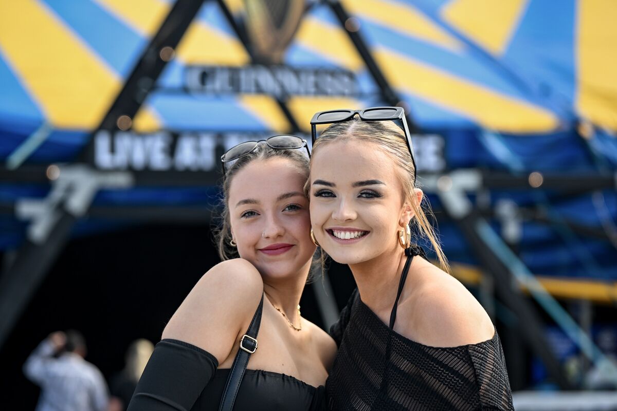Alex Stromsoe and Abbie Histon from Cobh pictured before the BICEP gig at Live at the Marquee on Sunday. Picture Chani Anderson