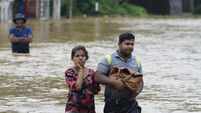 Sri Lanka closes schools as floods and mudslides leave trail of dead and missing