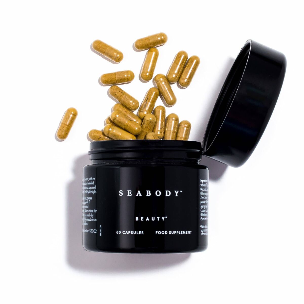 SEABODY Beauty capsules (€85 for 60 capsules, seabody.com)
