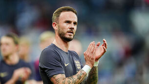 <p>MISSING OUT: James Maddison is set to miss out on a place in England’s Euro 2024 squad. Pic: Mike Egerton/PA Wire</p>
