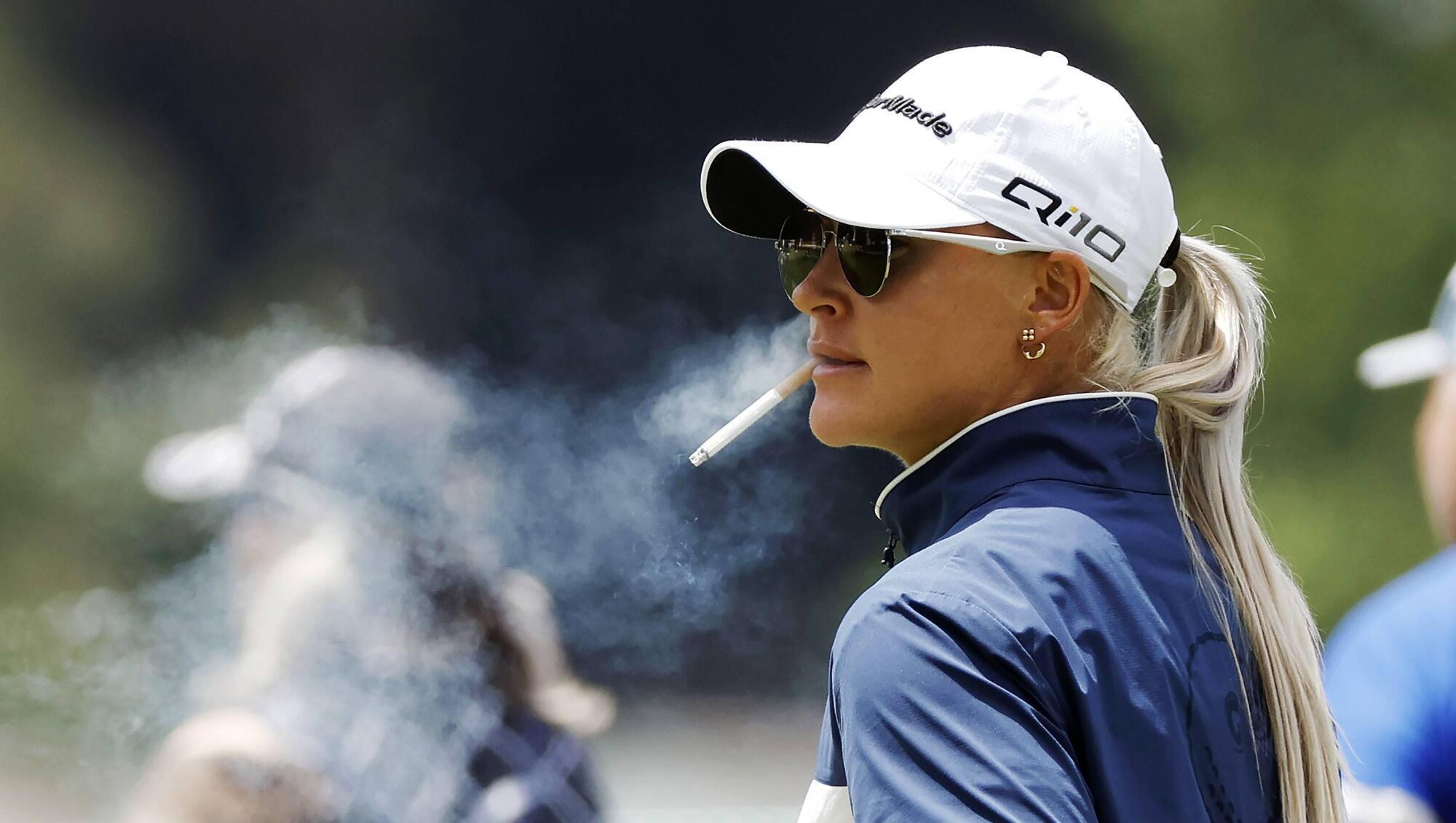 How Charley Hull’s viral cigarette lit up the golf world: ‘It’s a little surreal’