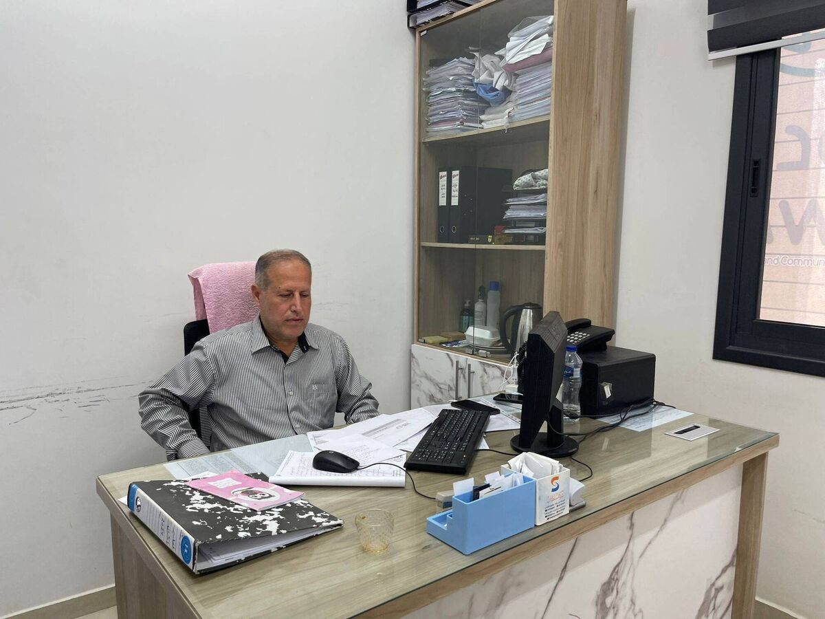 Jihad Al Madhoun, director of nursing at Al-Awda Hospital: 'We do not have electricity. We had to use generators instead. Generators are defective and unreliable.' Photo: ActionAid