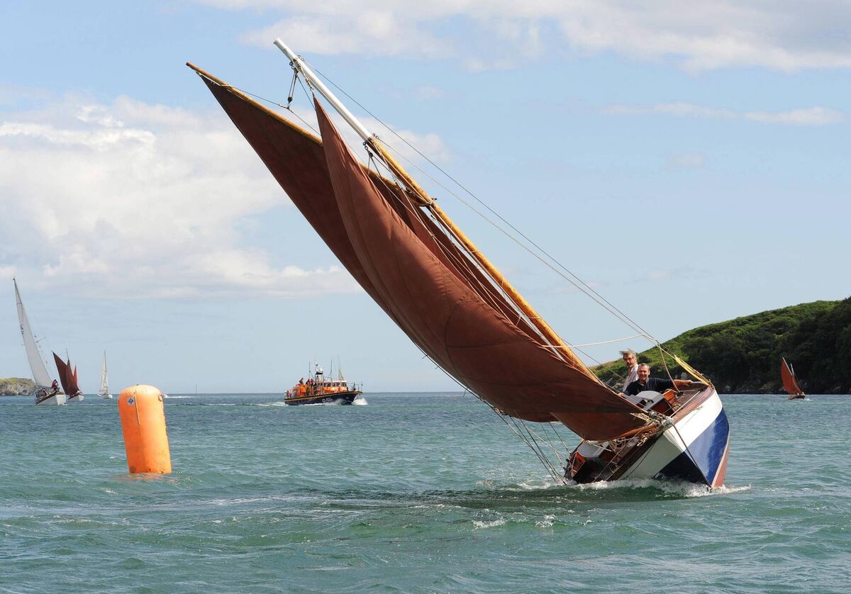 Making waves: actor Jeremy Irons at the Helm of "Willing Lass" during the 2013 Classic Boat regatta in Glandore. Picture: Zach Barker Making waves: actor Jeremy Irons at the Helm of "Willing Lass" during the 2013 Classic Boat regatta in Glandore. Picture: Zach Barker