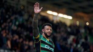 <p>PROUD LEGACY: Courtney Lawes plays his final game for Northampton on Saturday. Pic: Joe Giddens/PA</p>