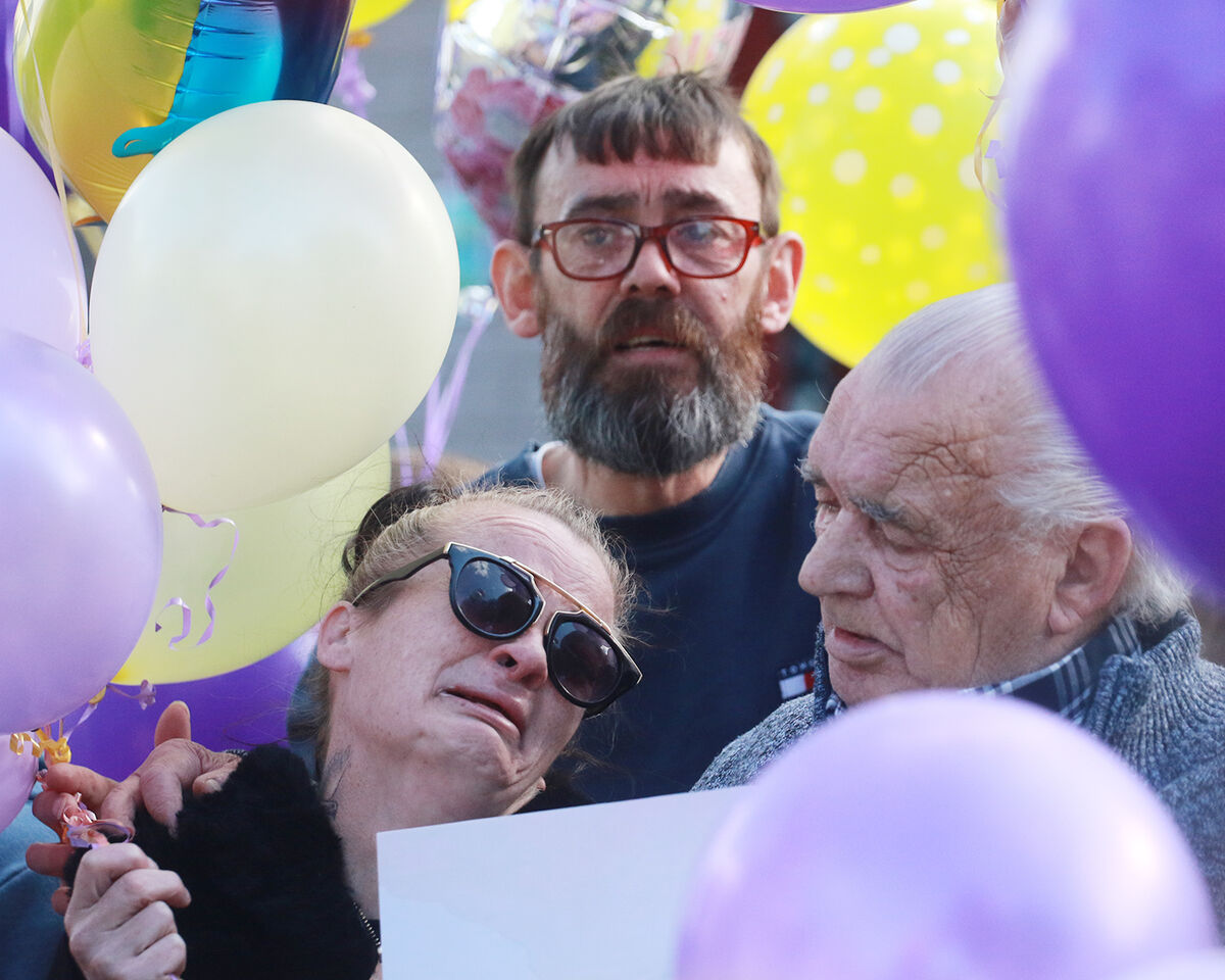 Nicole's mother Lisa Morey attended the event with family members.