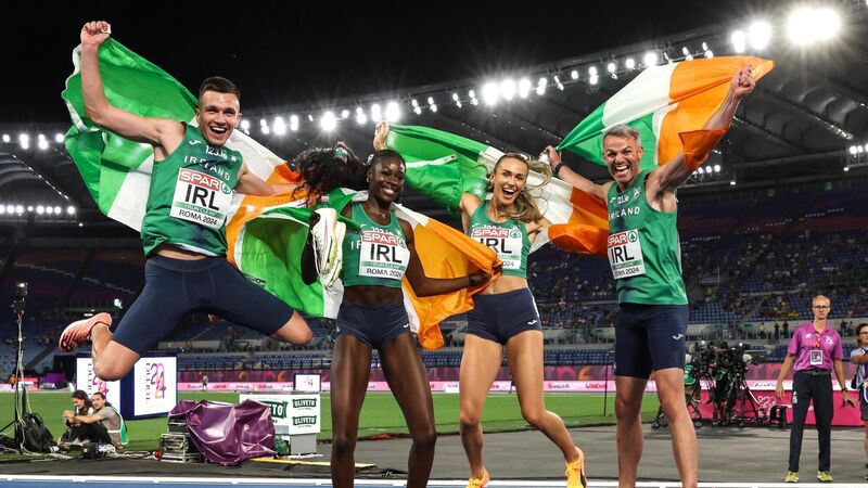 Gold for Ireland's mixed relay team at European Championships Gold for Ireland's mixed relay team at European Championships