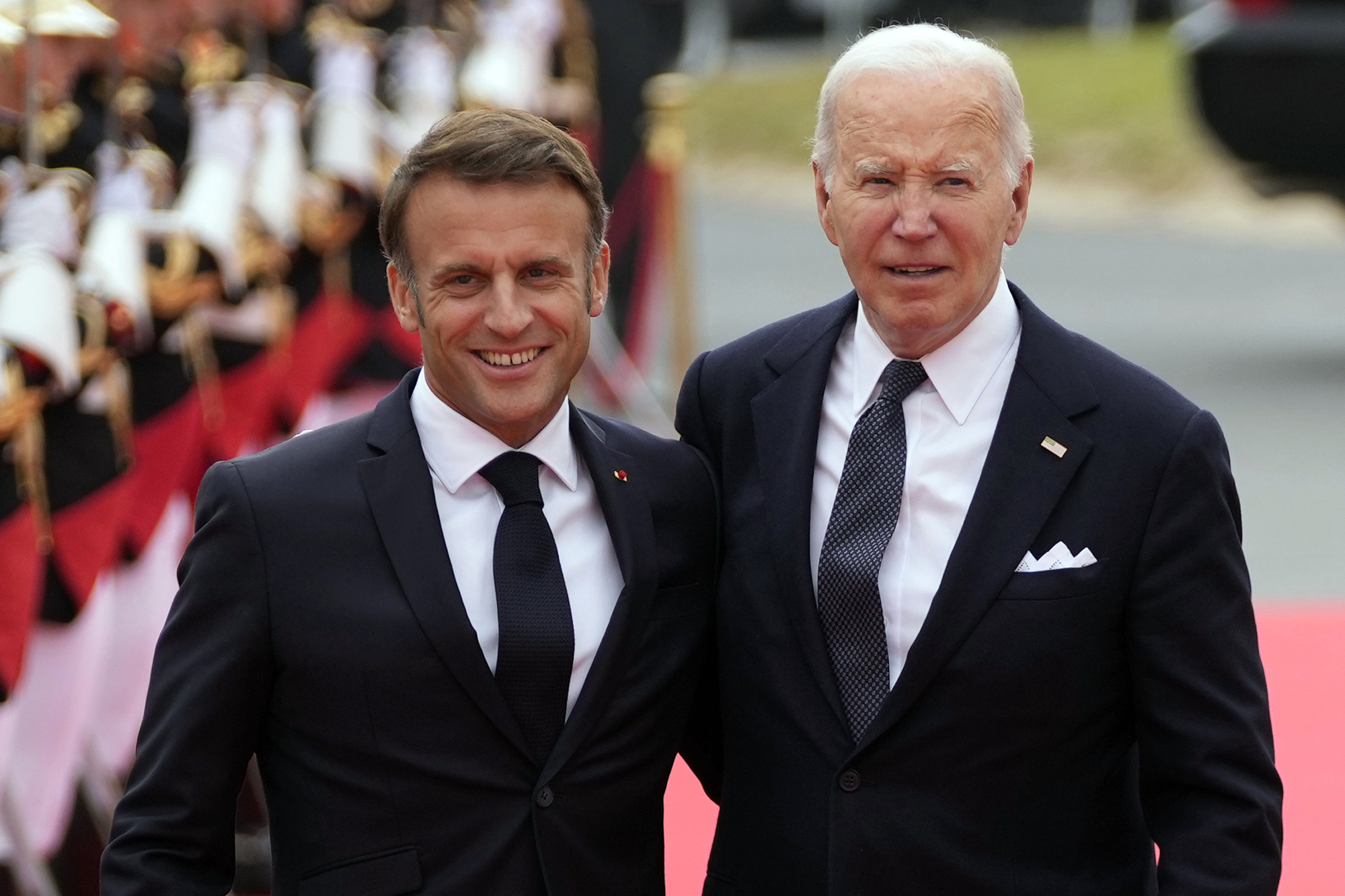 Macron hosts Joe Biden for state visit as leaders try to move past ...