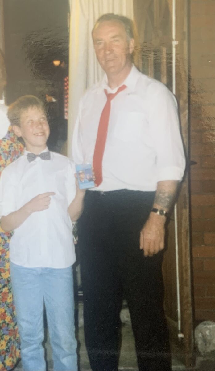 Jim Murray junior and senior.