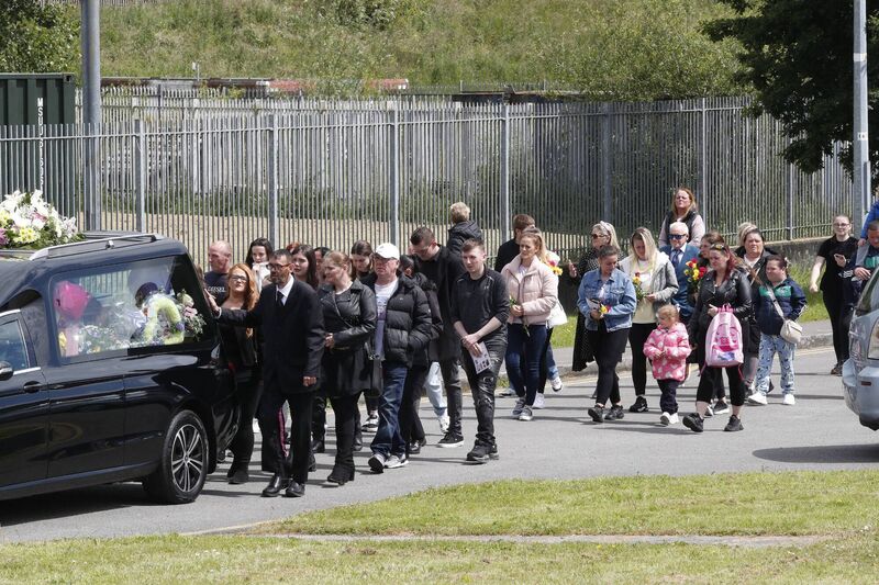 Following her funeral Mass, Nicole Morey was laid to rest in Mount Saint Oliver Cemetery, Limerick.