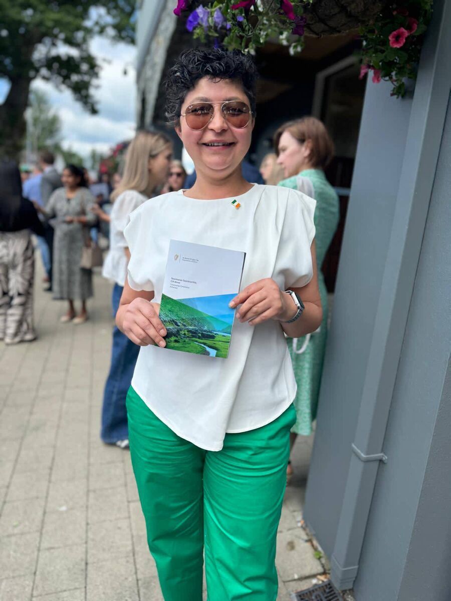 Nurcan Durmaz who received her Irish citizenship at the INEC in illarney. Nurcan, who is from Turkey and lives in Cork City, described it as 'the best day ever'.