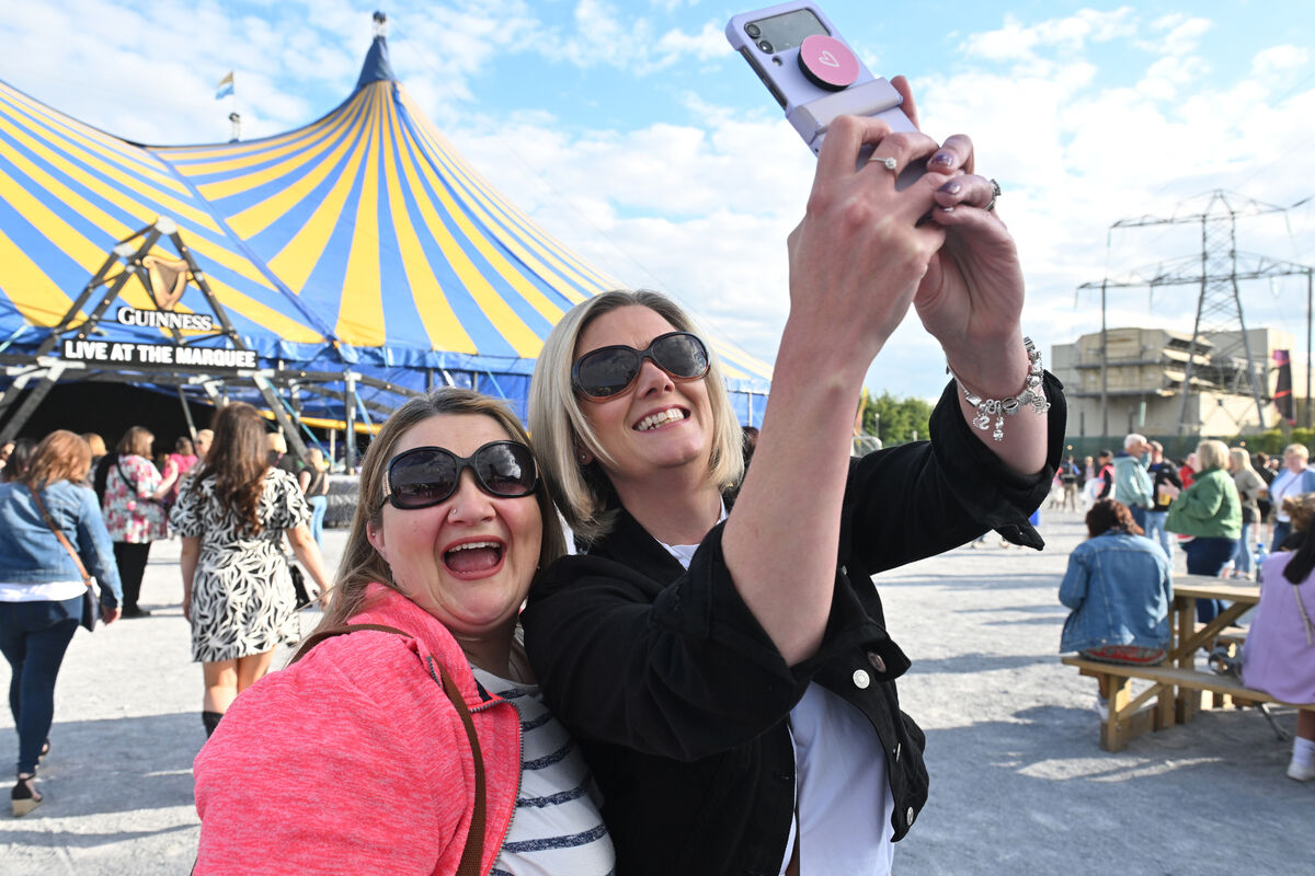 Mary Dineen and Sandra Dempsey at Bryan Adams Live at the Marquee, Cork. Pictures: Dan Linehan Mary Dineen and Sandra Dempsey at Bryan Adams Live at the Marquee, Cork. Pictures: Dan Linehan