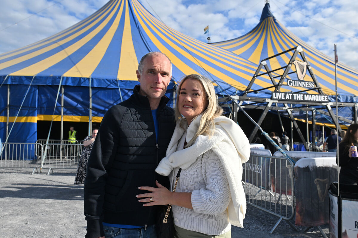 Vincent and Fiona Ryan at the Bryan Adams concert at the Marquee, Cork. Vincent and Fiona Ryan at the Bryan Adams concert at the Marquee, Cork.