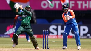 <p>Imad Wasim of Pakistan bats during the ICC Men's T20 Cricket World Cup West Indies &amp; USA 2024 match against India and Pakistan at Nassau County International Cricket Stadium in New York. Picture: Robert Cianflone/Getty Images</p>