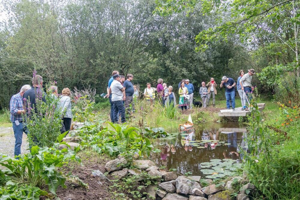 An Taisce information session at Ennis Men's Shed site. Last August An Taisce organised a Workshop Day at this site and it was attended by more than 40 participants. Samples were taken and more than 30 different species were identified in the main pond and a smaller one as well. Picture: Ennis Men's Shed An Taisce information session at Ennis Men's Shed site. Last August An Taisce organised a Workshop Day at this site and it was attended by more than 40 participants. Samples were taken and more than 30 different species were identified in the main pond and a smaller one as well. Picture: Ennis Men's Shed