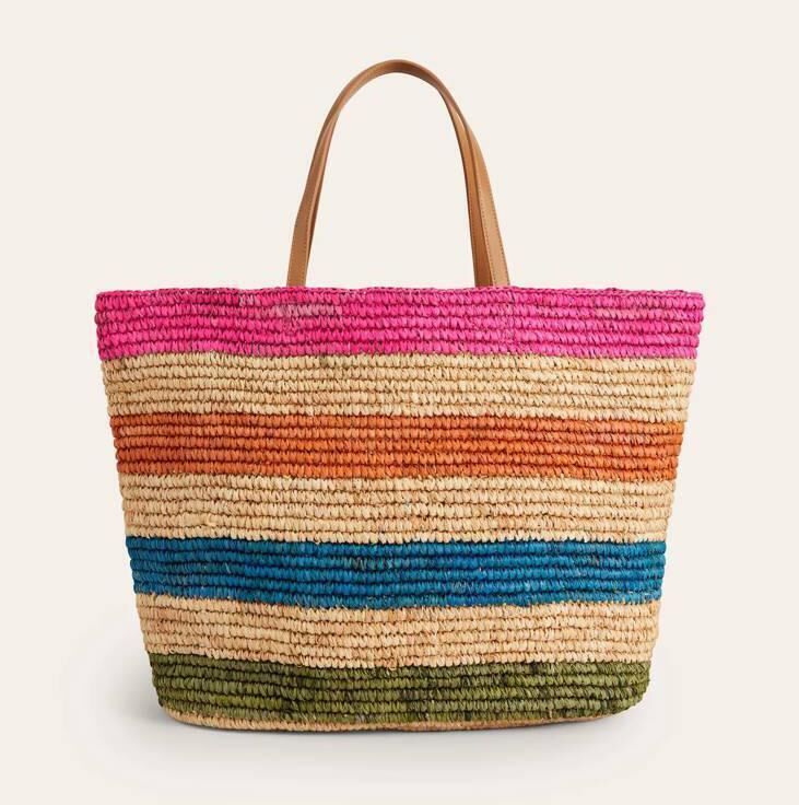 Raffia tote bag, Boden, €135