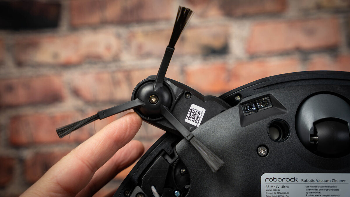 The new flixi arm brush is great for getting into corners. Picture: Noel Campion.