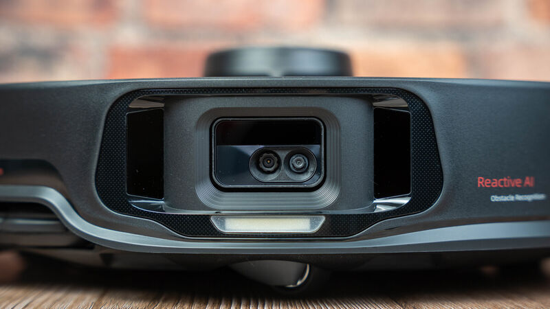 The S8 MaxV Ultra features Reactive AI 2.0 and includes a colour camera to help it detect objects and show users a live view in the app. Picture: Noel Campion.