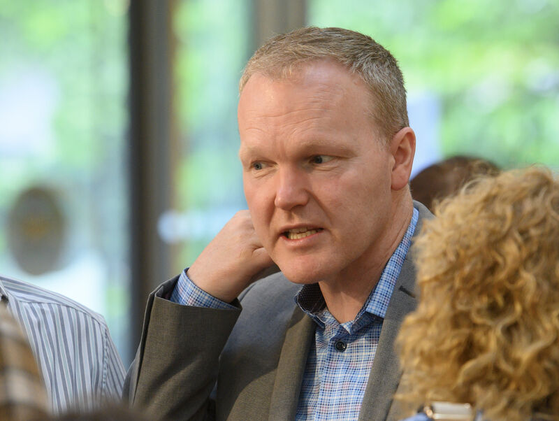 Fianna Fáil leader on the council Seamus McGrath said it was hoped his party would enter into formal negotiations with prospective partners soon, with a deal hopefully struck by early next week Cork. Picture: Dan Linehan