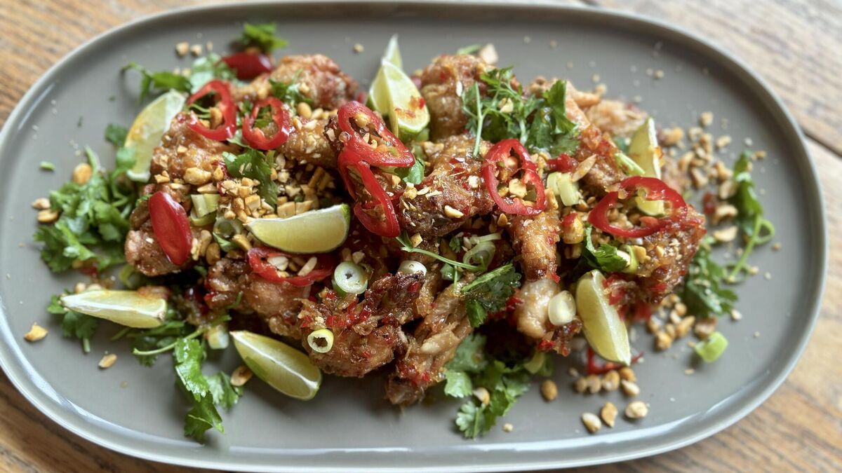 Air-fryer Crispy Chilli Chicken Wings
