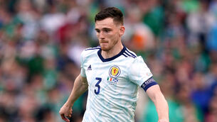 <p>LEGENDARY STATUS: Andy Robertson has explained how Scotland are being fuelled by the chance to attain “legendary” status in their homeland by emerging from the group stage of Euro 2024. Scotland. Pic: John Walton</p>