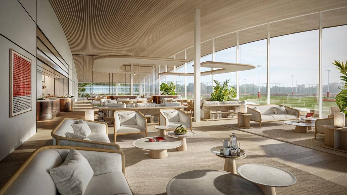 An image of the proposed new complex. Photograph: Manchester United and Foster + Partners An image of the proposed new complex. Photograph: Manchester United and Foster + Partners