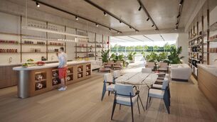 <p>REVAMP: How part of the proposed new building for Manchester United’s men will look. Photograph: Manchester United Manchester United and Foster + Partners. Pic credit: Guardian </p>