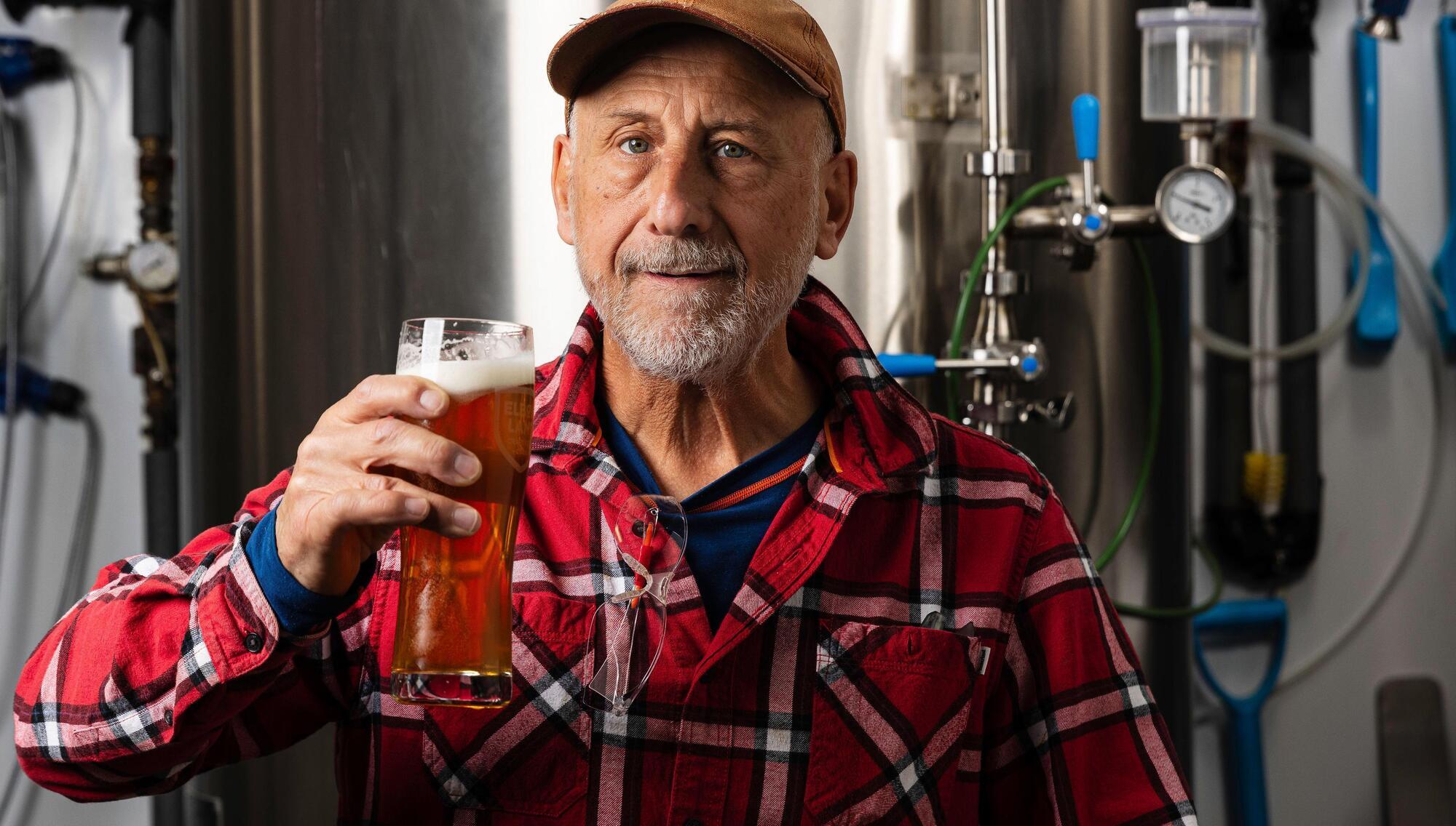 Russell Garrett, master brewer of Elbow Lane