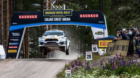 Jon Armstrong and Eoin Treacy forced out of Bauhaus Royal Rally 