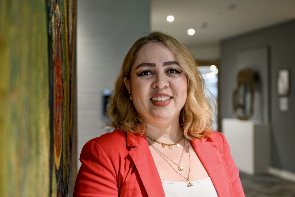 Mahbooba Faiz in the offices of Ronan Daly Jermyn (RDJ) on Cork’s South Mall where she has been working for two years. She and her family are based in Tallow, Co Waterford. Picture: Chani Anderson
Mahbooba Faiz in the offices of Ronan Daly Jermyn (RDJ) on Cork’s South Mall where she has been working for two years. She and her family are based in Tallow, Co Waterford. Picture: Chani Anderson