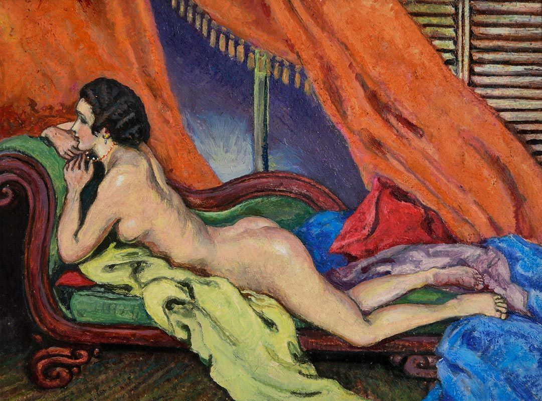 Marie Louise O'Murphy after Boucher by Harry Kernoff at Morgan O'Driscoll. Marie Louise O'Murphy after Boucher by Harry Kernoff at Morgan O'Driscoll.