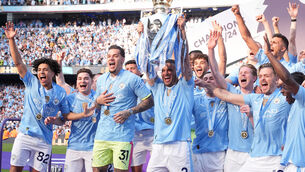 <p>DRIVE FOR FIVE: Manchester City’s bid for a fifth straight Premier League title will begin away to Chelsea (Martin Rickett/PA)</p>