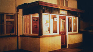 <p>The Heights Bar in Loughinisland in 1994 (PA)</p>