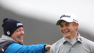 <p>Connor Graham competing at The 129th Amateur Championship at Ballyliffin. Picture: R&amp;A</p>