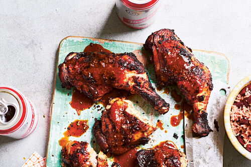 Barbecue jerk chicken