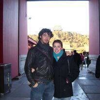 Enda Winters and his wife Lauren McCarthy, pictured in the Forbidden City, Beijing. The couple have great memories of their time in China. Enda Winters and his wife Lauren McCarthy, pictured in the Forbidden City, Beijing. The couple have great memories of their time in China.