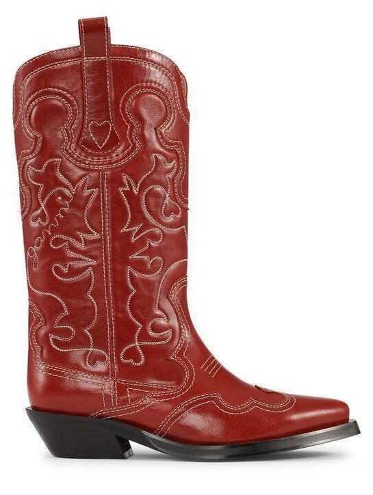 Embroidered Western boots, Ganni, €645