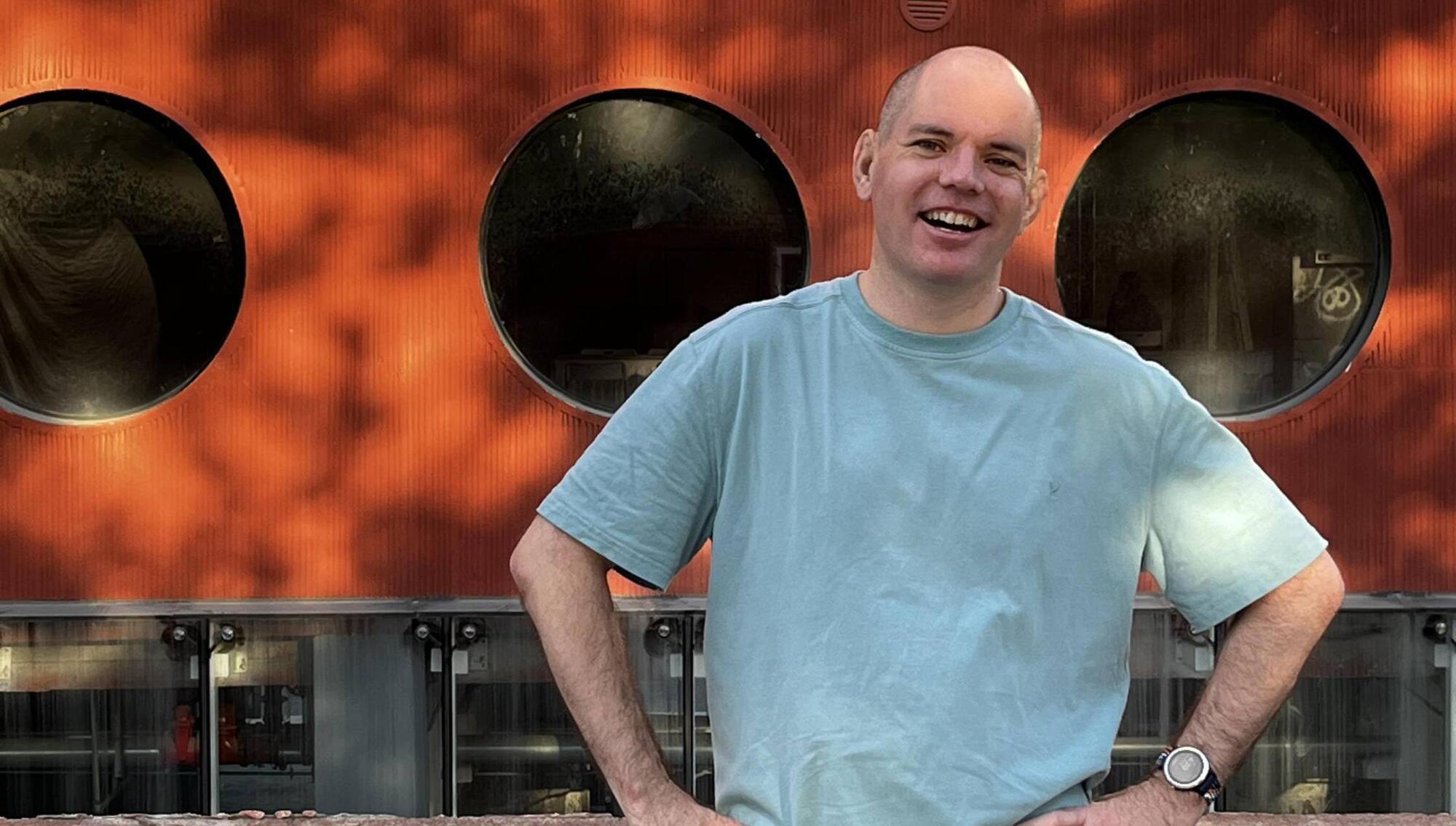 Richard Doran, loving life in the Beijing media spotlight