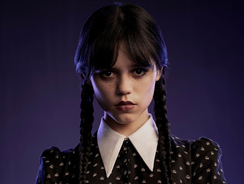Jenna Ortega as Wednesday Addams. Series two of the hit series Wednesday is currently filming on location in Ireland Jenna Ortega as Wednesday Addams. Series two of the hit series Wednesday is currently filming on location in Ireland
