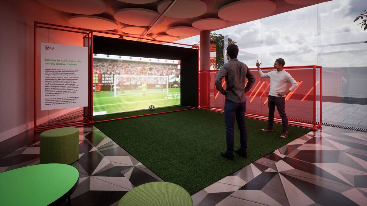A preview of what the Virgin Media playhouse will look like at Dublin's Science Gallery
