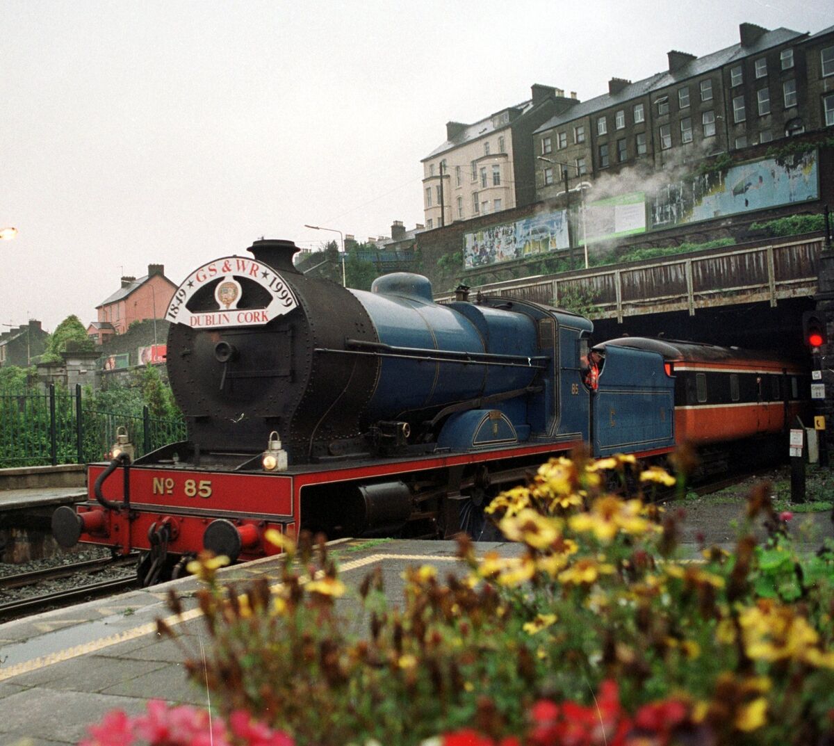 Steam locomotive "Merlin" arriving at Kent station in 2008 to celebrate the 150th anniversary of the railways in Ireland Picture: Richard Mills. Steam locomotive "Merlin" arriving at Kent station in 2008 to celebrate the 150th anniversary of the railways in Ireland Picture: Richard Mills.