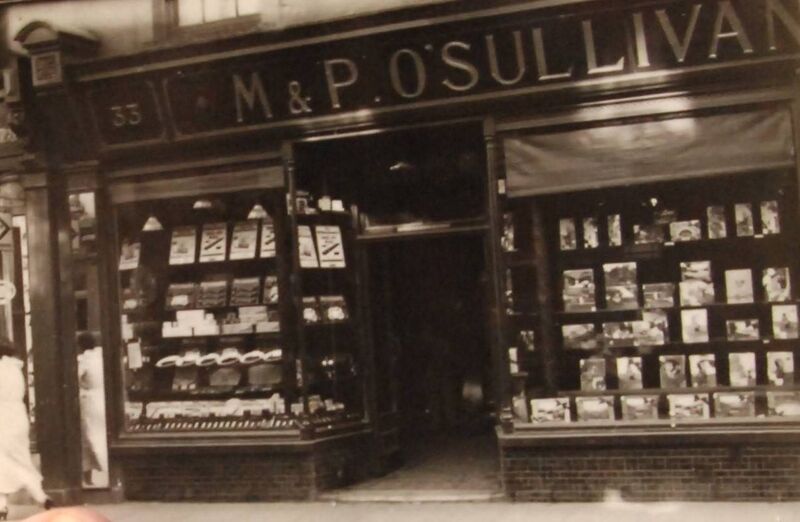 Photograph of the original city centre shop M&amp;P O'Sullivan on Academy Street Picture: Richard Mills