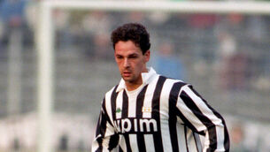 <p>Roberto Baggio was an international star, also playing for clubs such as Juventus (Neal Simpson/PA)</p>