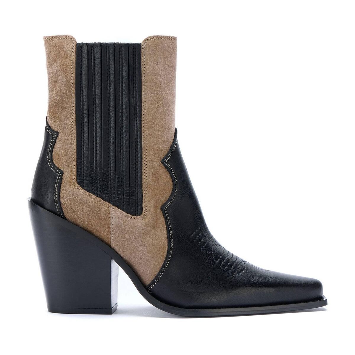 Mint Velvet leather cowboy boots, Brown Thomas, €209