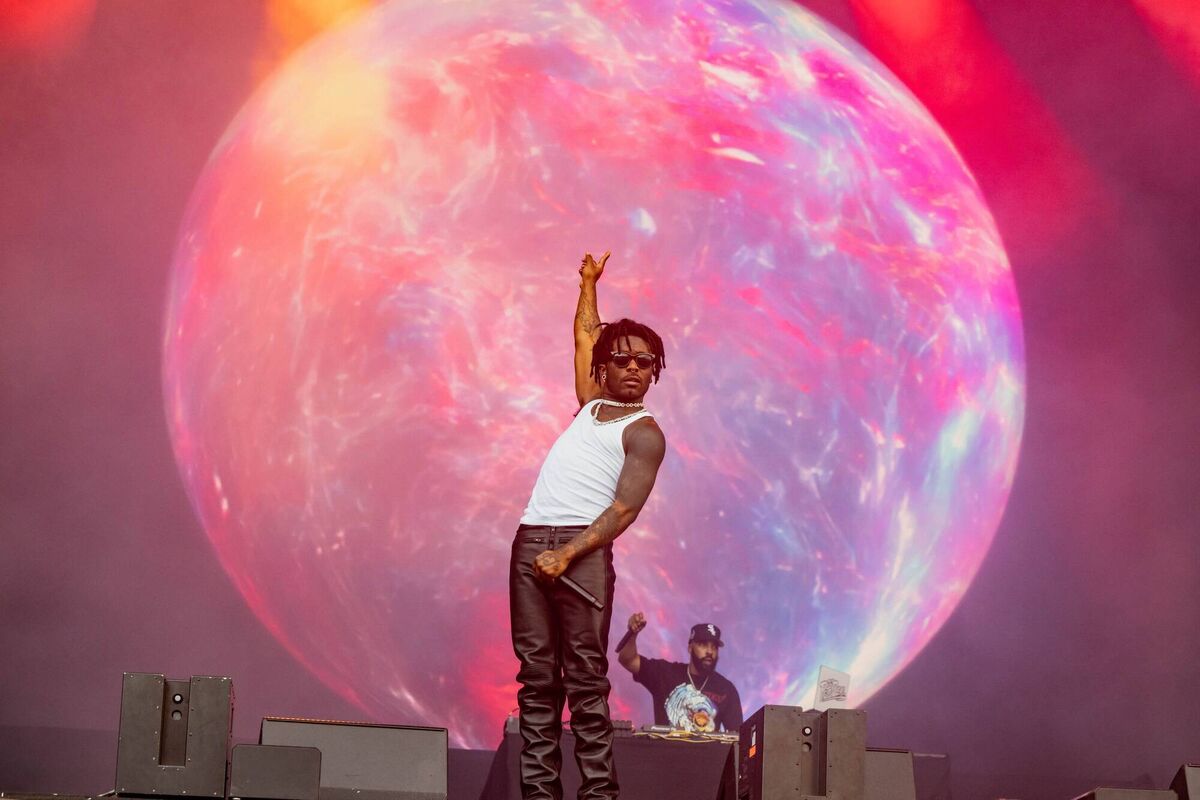 Lil Uzi Vert on stage at Longitude in Marlay Park, Dublin. Picture: Glen Bollard Lil Uzi Vert on stage at Longitude in Marlay Park, Dublin. Picture: Glen Bollard